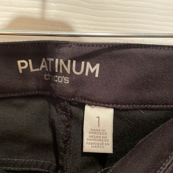 Chicos black stretch pants - Picture 2 of 3